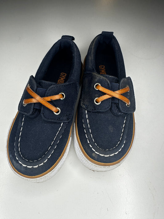 #33 Gymboree Boys navy blue boat shoe (listing 2)