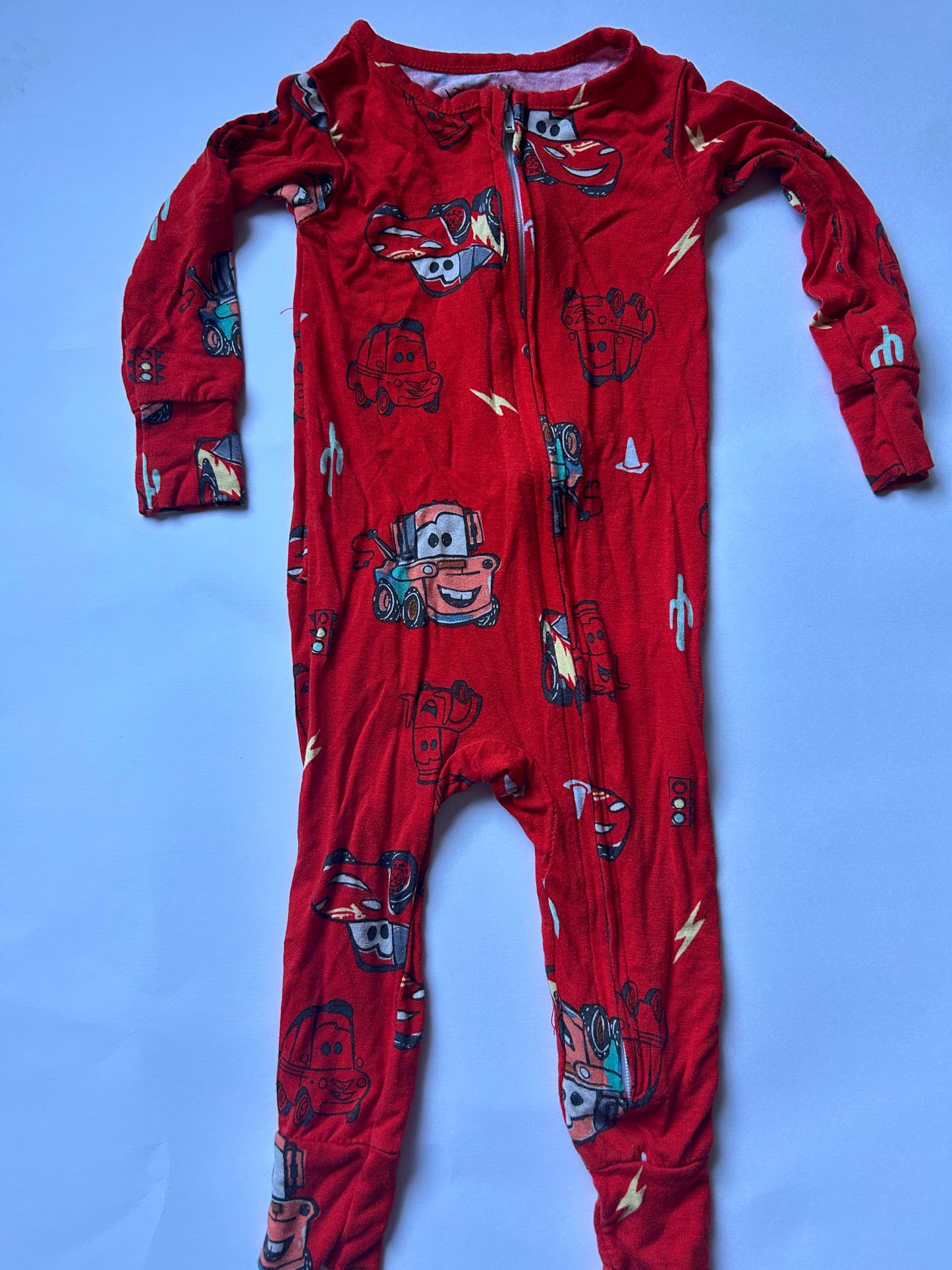 Seller #21 bamboo lightening McQueen 9-12mo