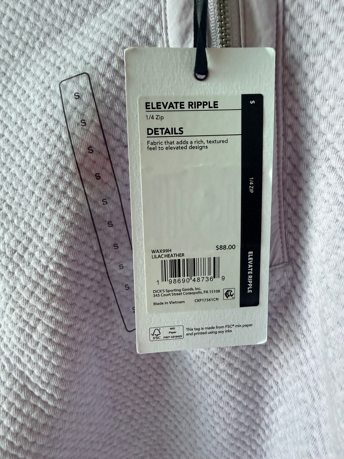 #143 Calia 1/4 zip sweatshirt women’s size small