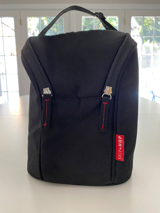 #117-Skip Hop Grab & Go Insulated Bottle Bag, EUC