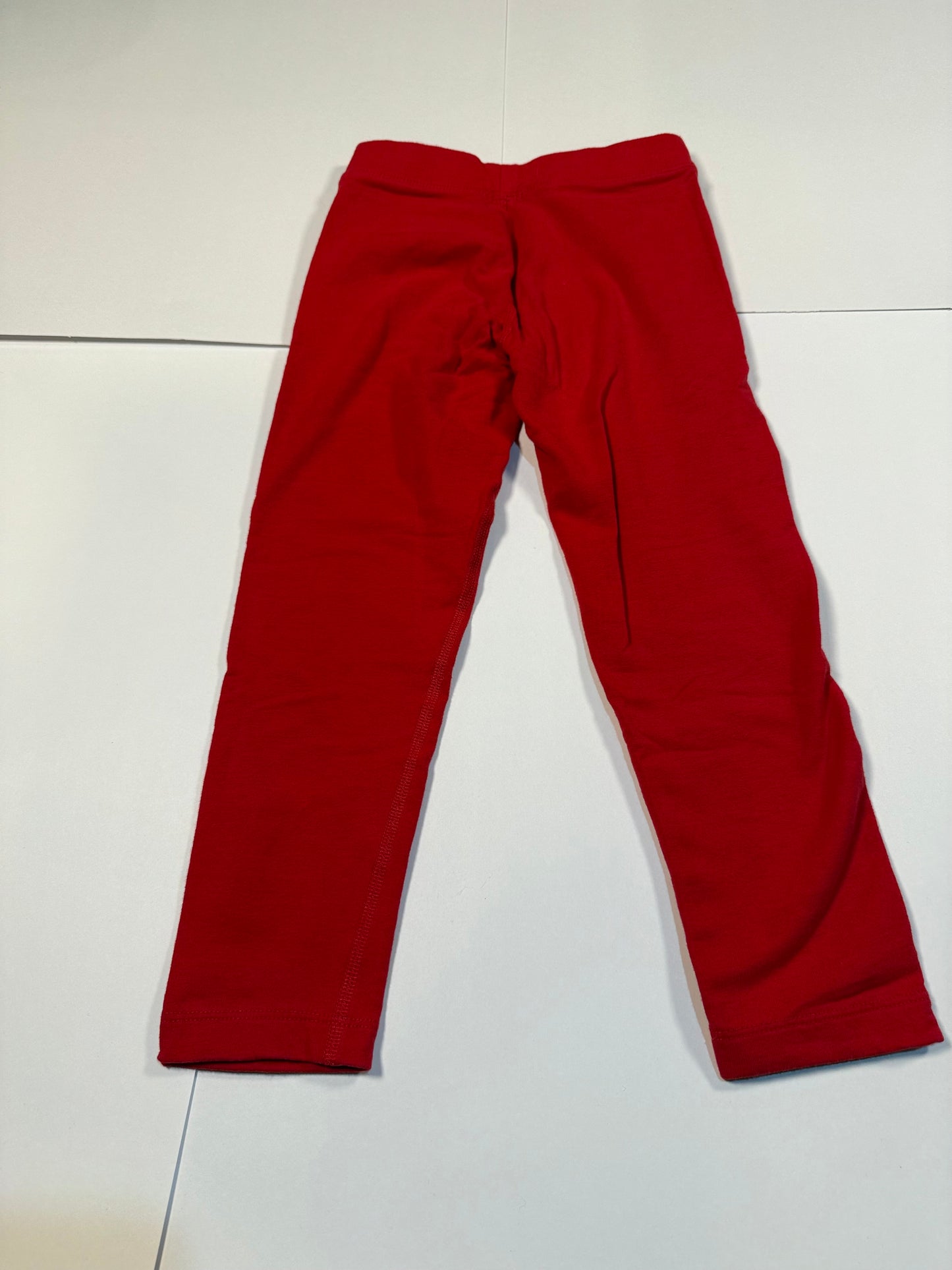 #180 Girls 5 Primary Legging Bundle - Red Green and Gray
