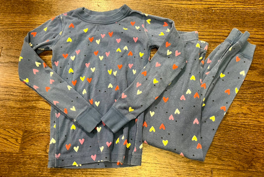 #67 Hanna Andersson Pajamas Hearts 8