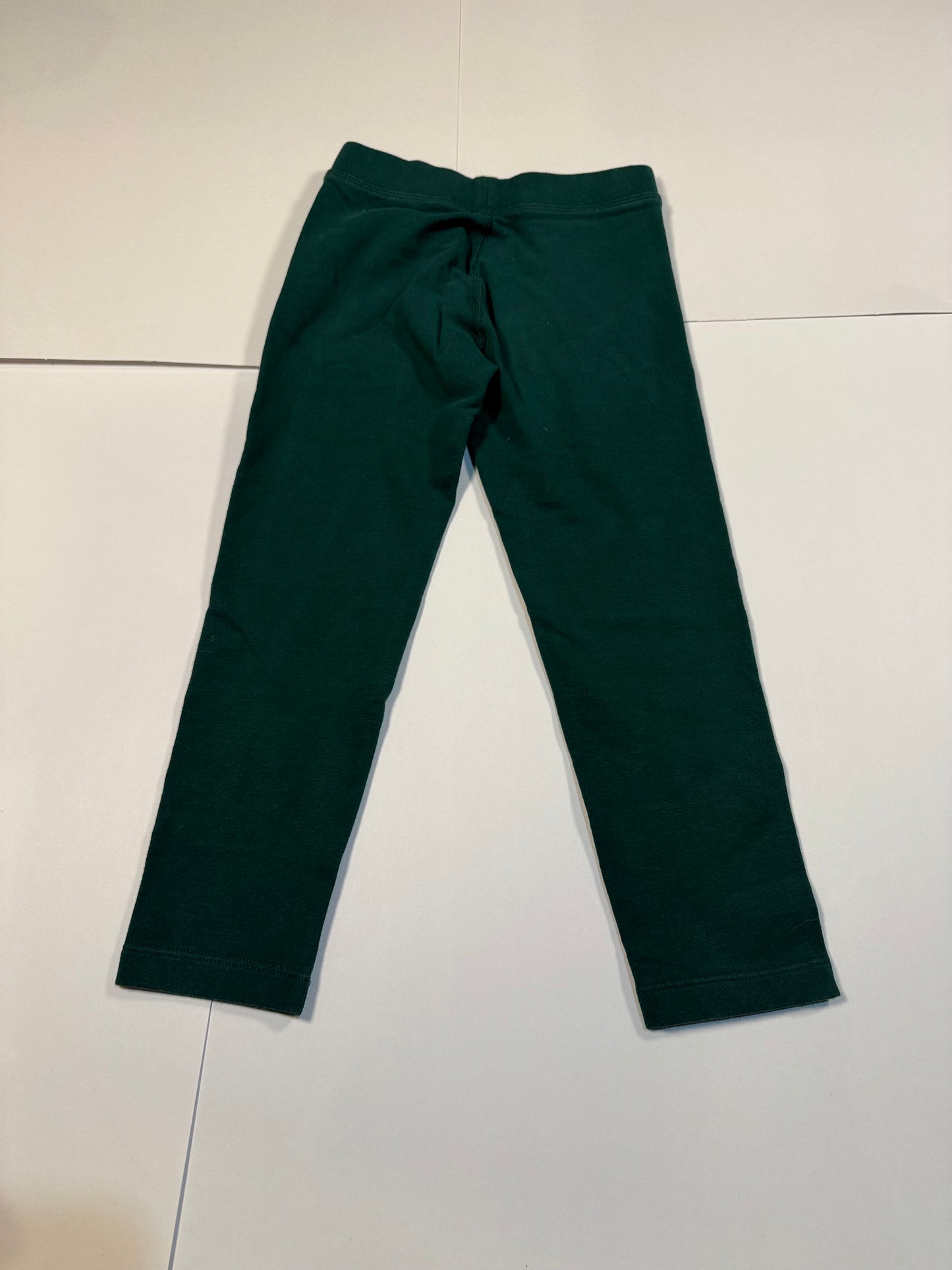 #180 Girls 5 Primary Legging Bundle - Red Green and Gray