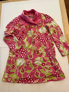 #36 Lilly Pulizter XS Long Sleeved Cotton Dress