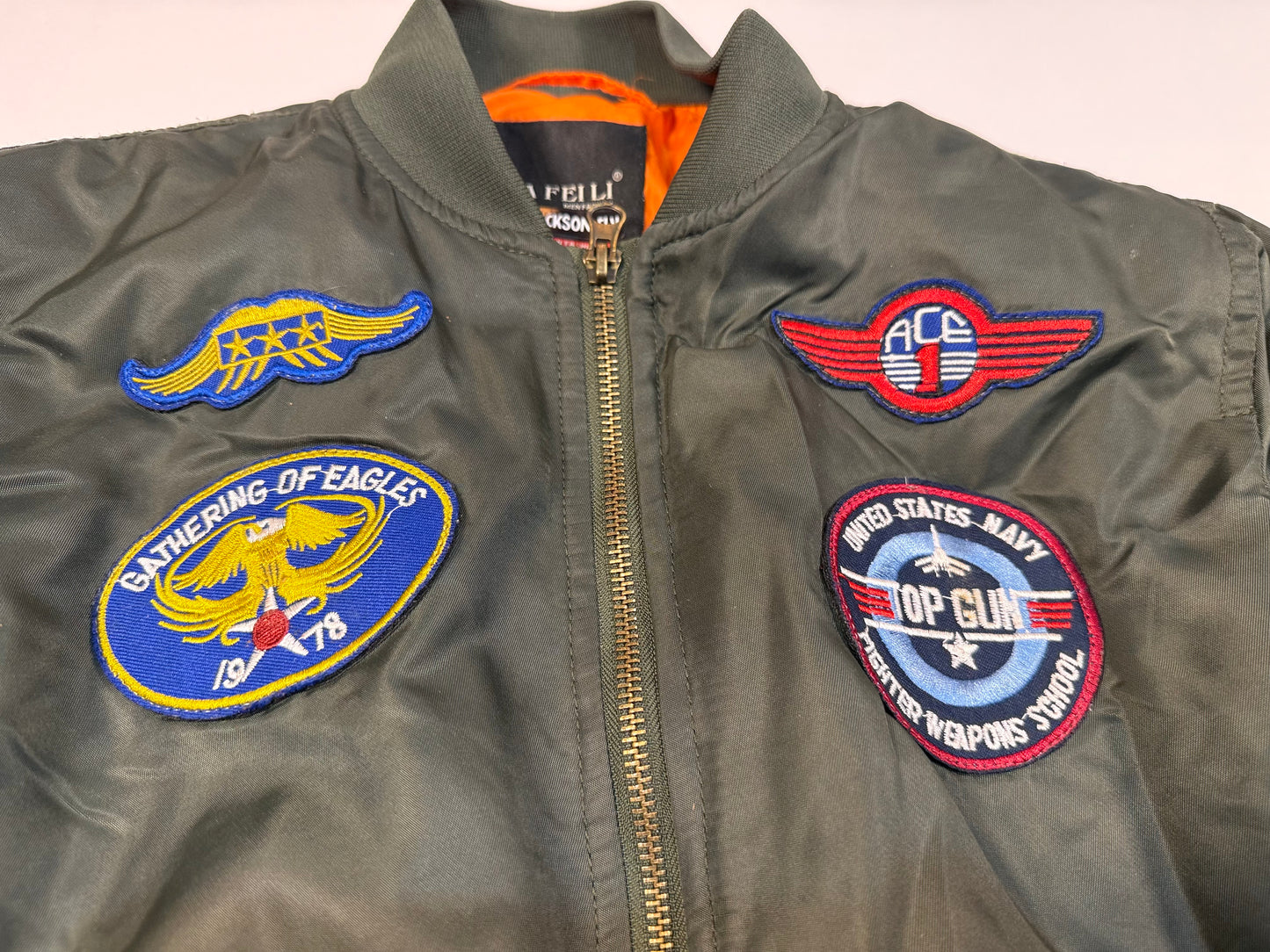 #180 Boys 8 Flight Jacket