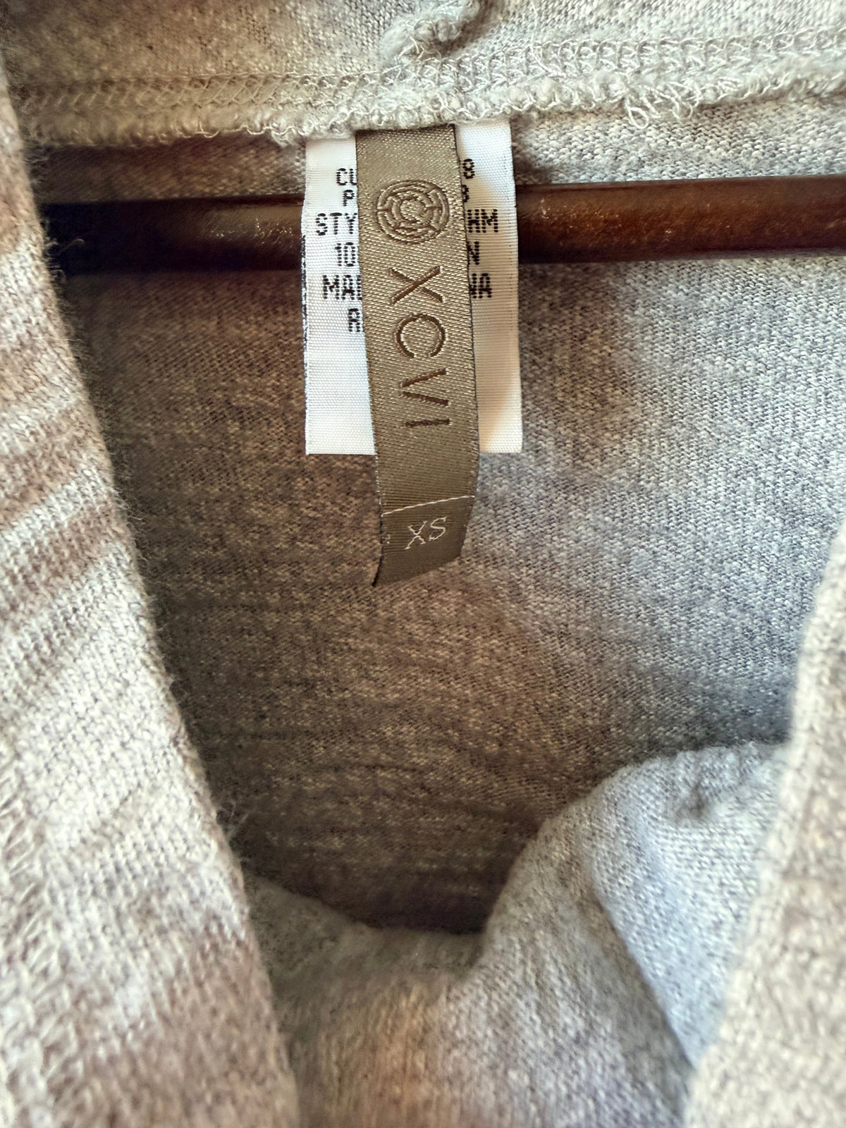 #143 XCVI gray cowl-neck athletic sweatshirt women’s size XS
