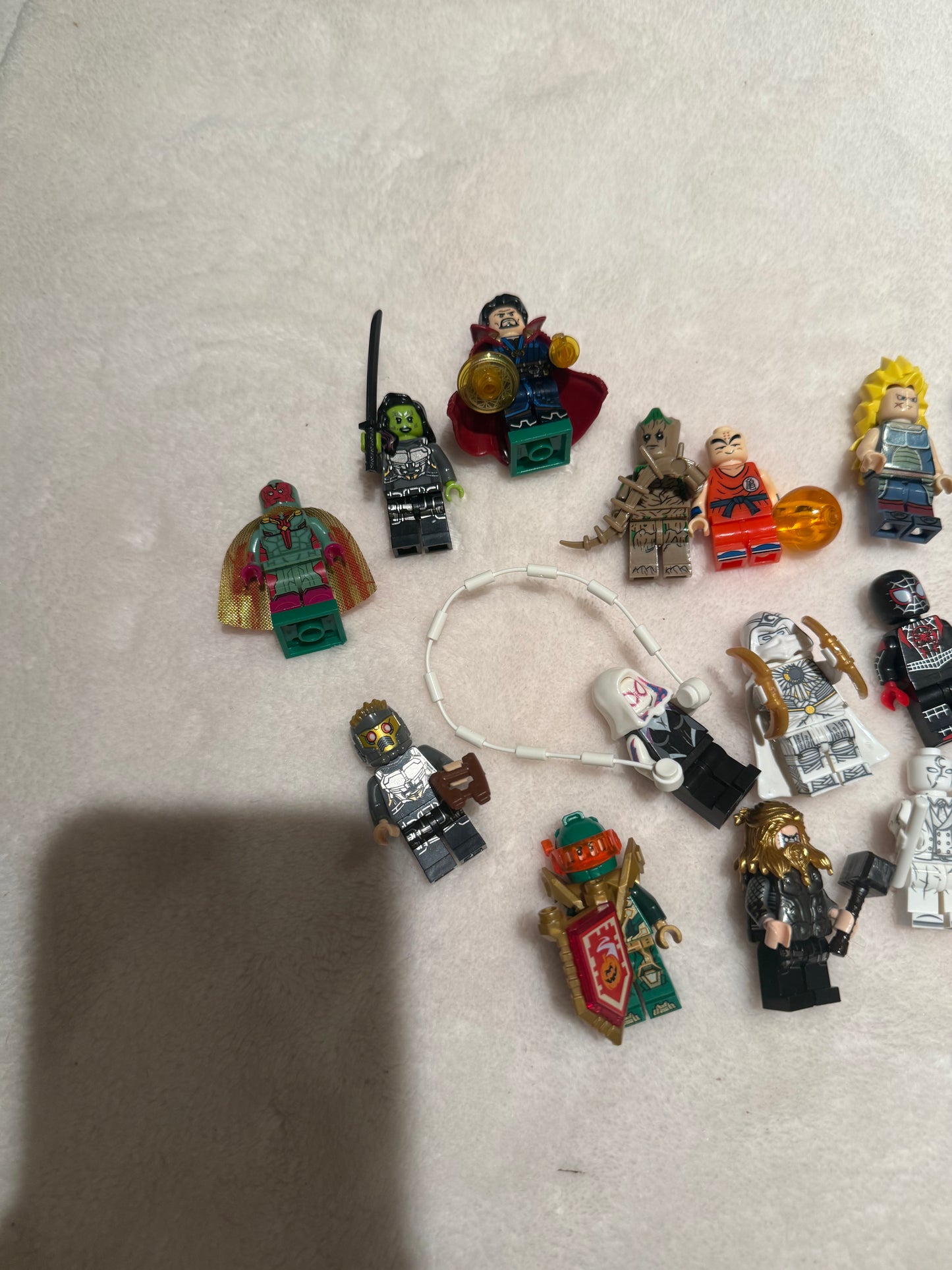 136 known popular  action figure as  legos