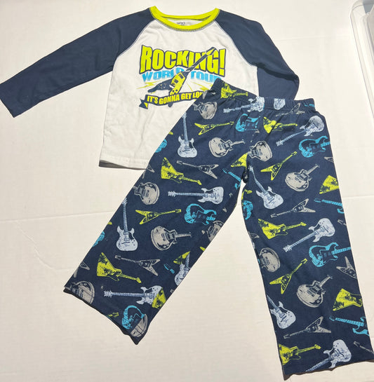 #98 Boys 4T Rockstar PJs