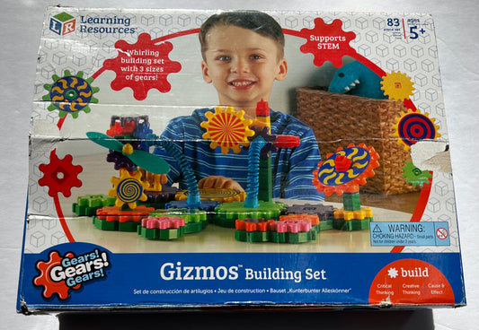 Learning Resources Gizmo Gears Building STEM Set Ages 3+ VGUC