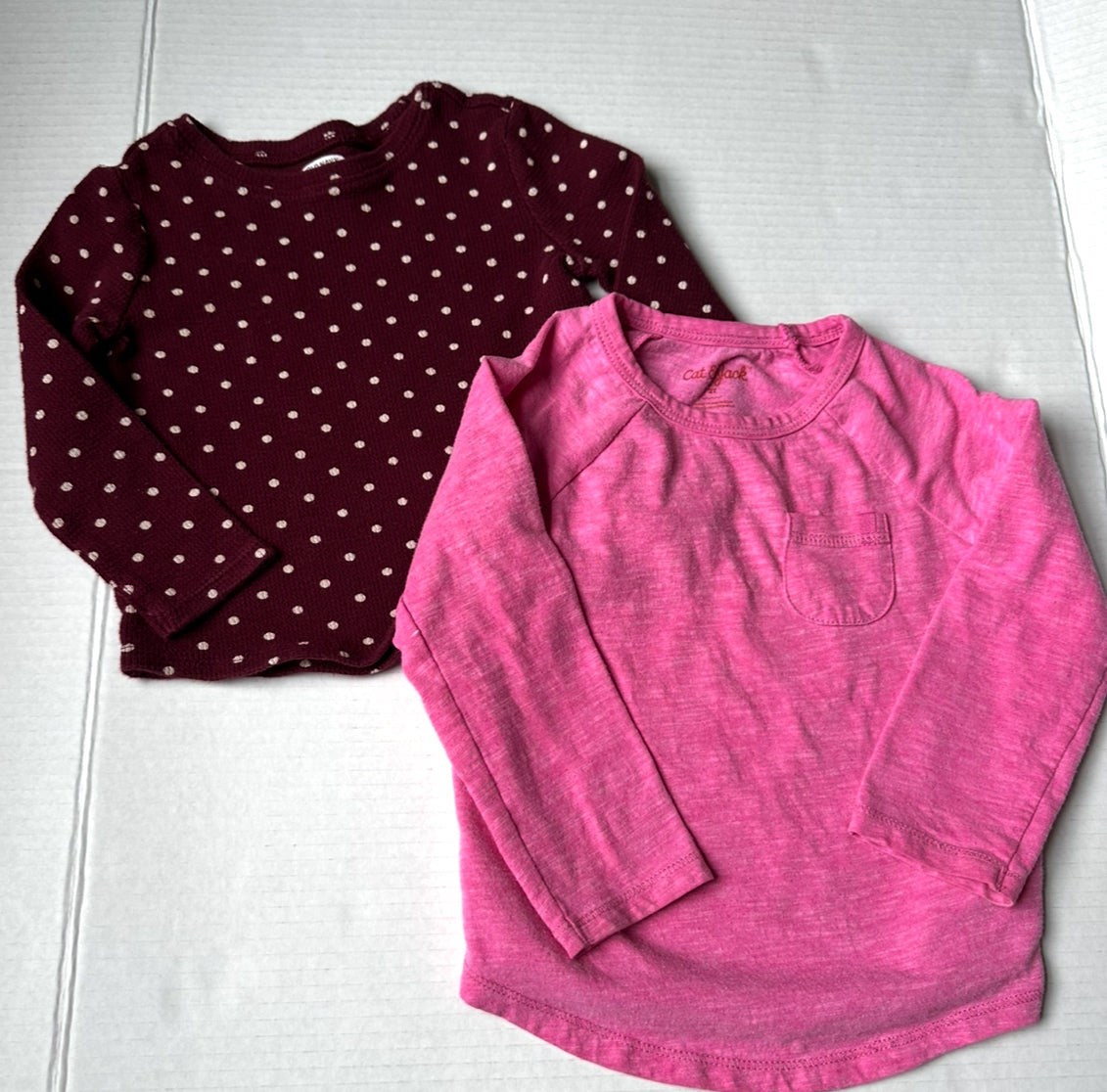 #93 Cat & Jack Old Navy L/S Shirt Set Girls 2T
