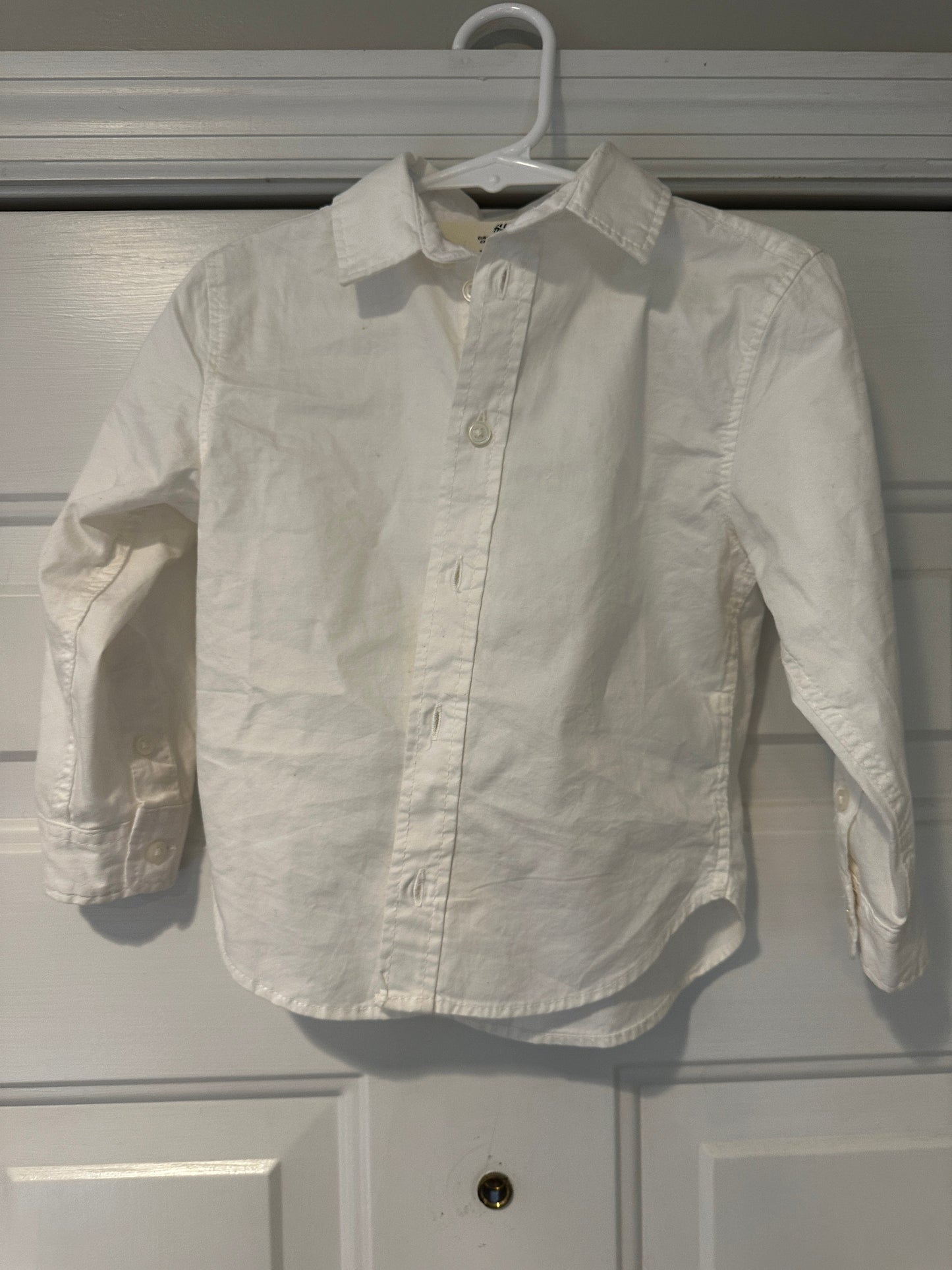 #33 REDUCED H&M Boys black dress pants and white button-down shirt size 2T (listing 2)
