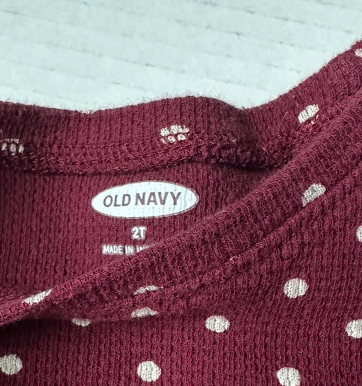 #93 Cat & Jack Old Navy L/S Shirt Set Girls 2T