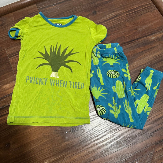 #162 Kickee Pants Bamboo pjs boys 3T