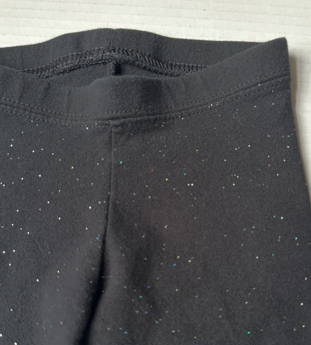 #93 Cat & Jack Sparkly Black Leggings Girls 18M
