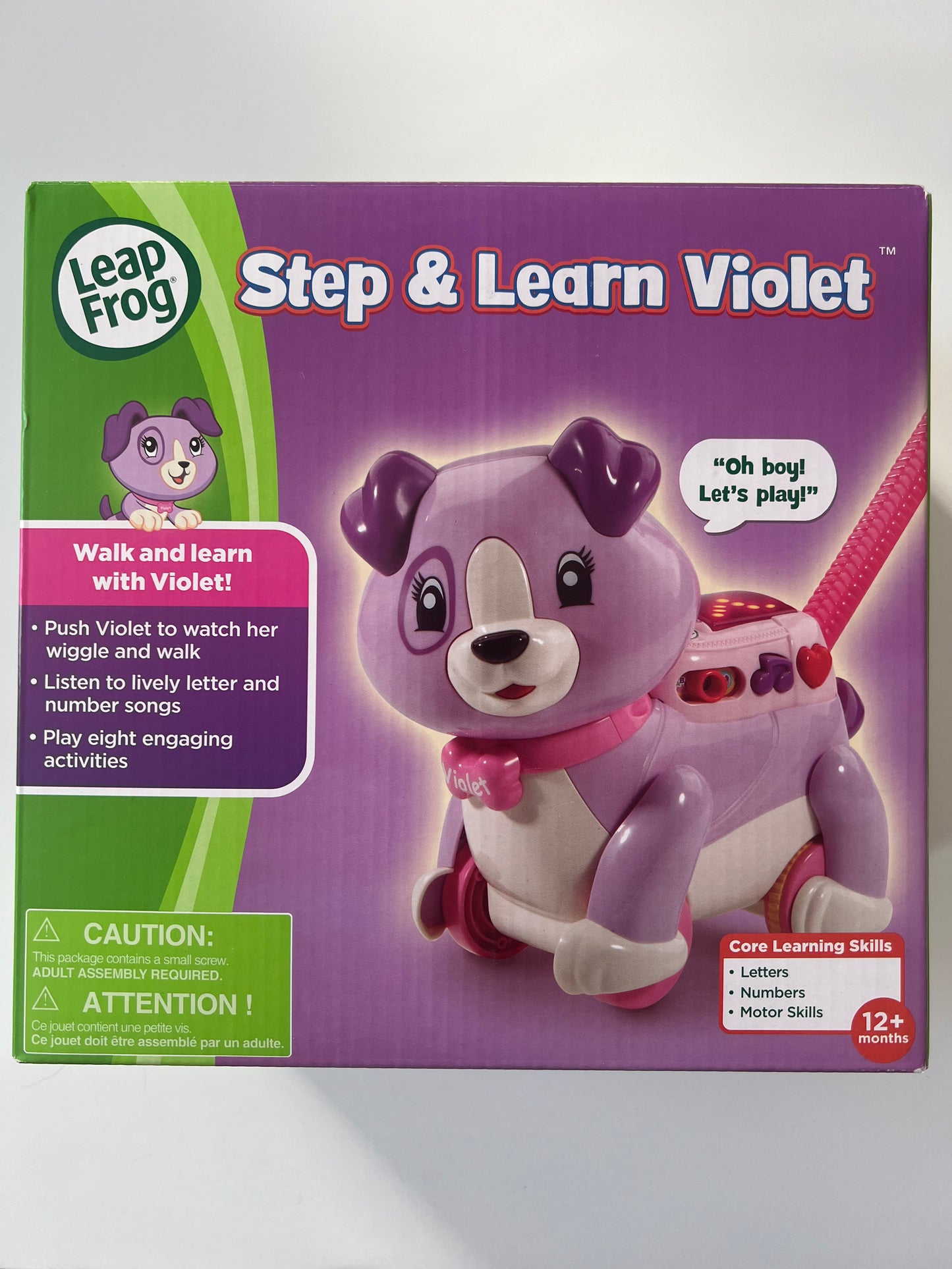 Leap Frog Step & Learn Violet- new