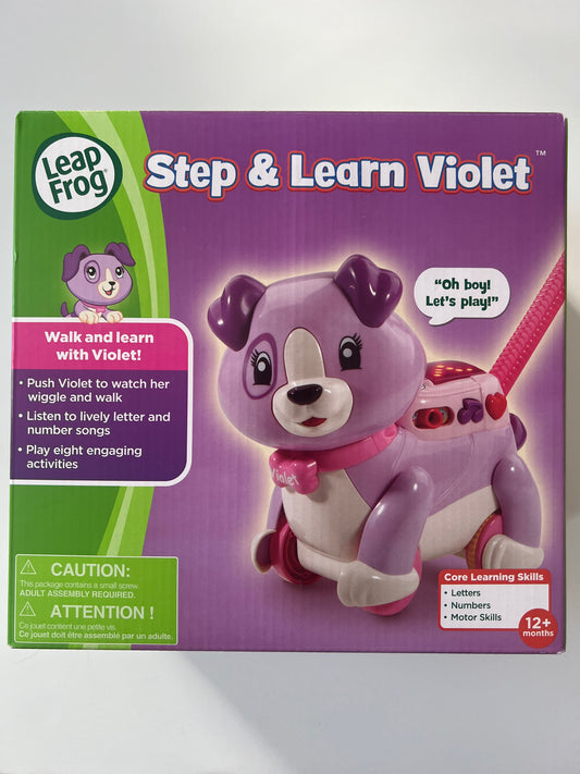 Leap Frog Step & Learn Violet- new