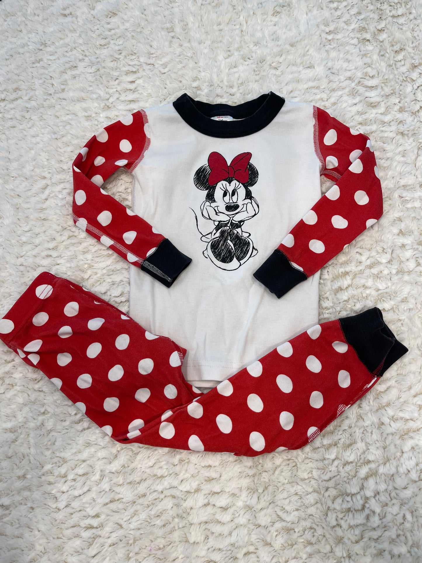 4T Hanna andersson Minnie Mouse pajamas