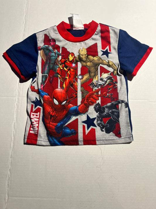 #98 Boys 4T Marvels PJ Top