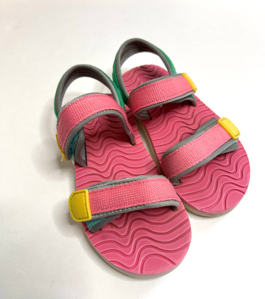 Girls Cat and Jack Velcro Sandals size 9 VGUC