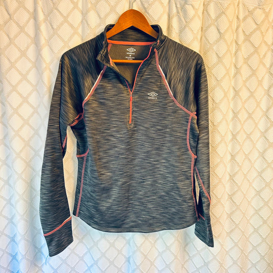 #18 Reduced! Umbro zip gray pullover women’s size M