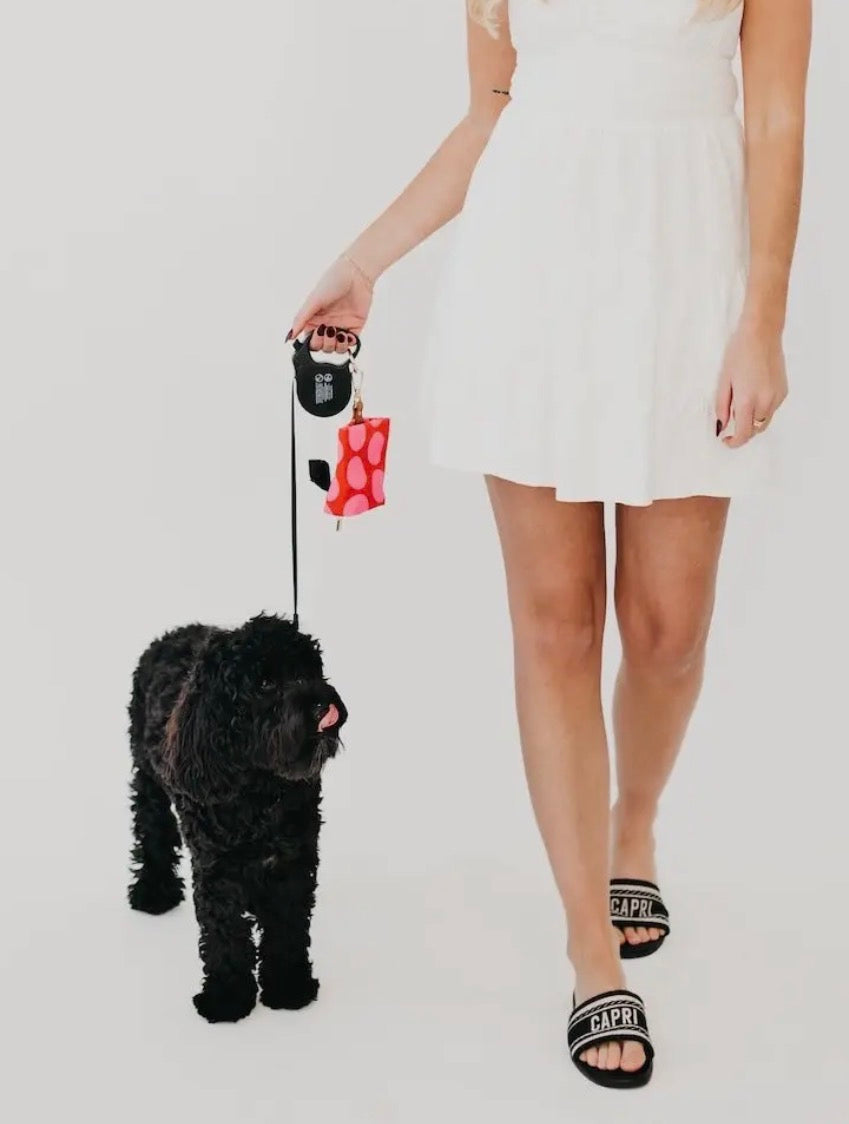 #28 NEW Pet Poo Bag Holder -  Dot
