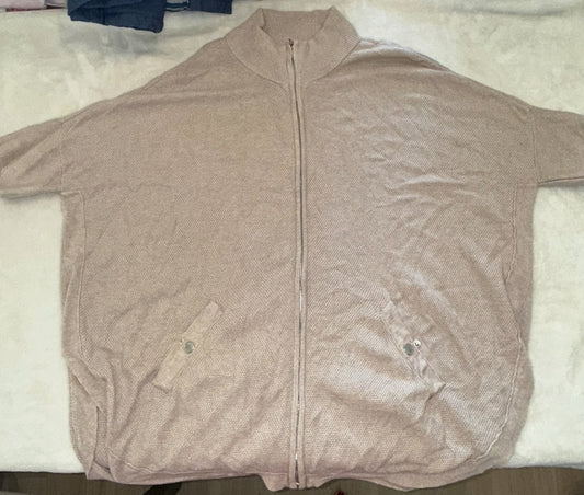 #46 Women’s xl White House black market sweater small holes on the inside neck euc