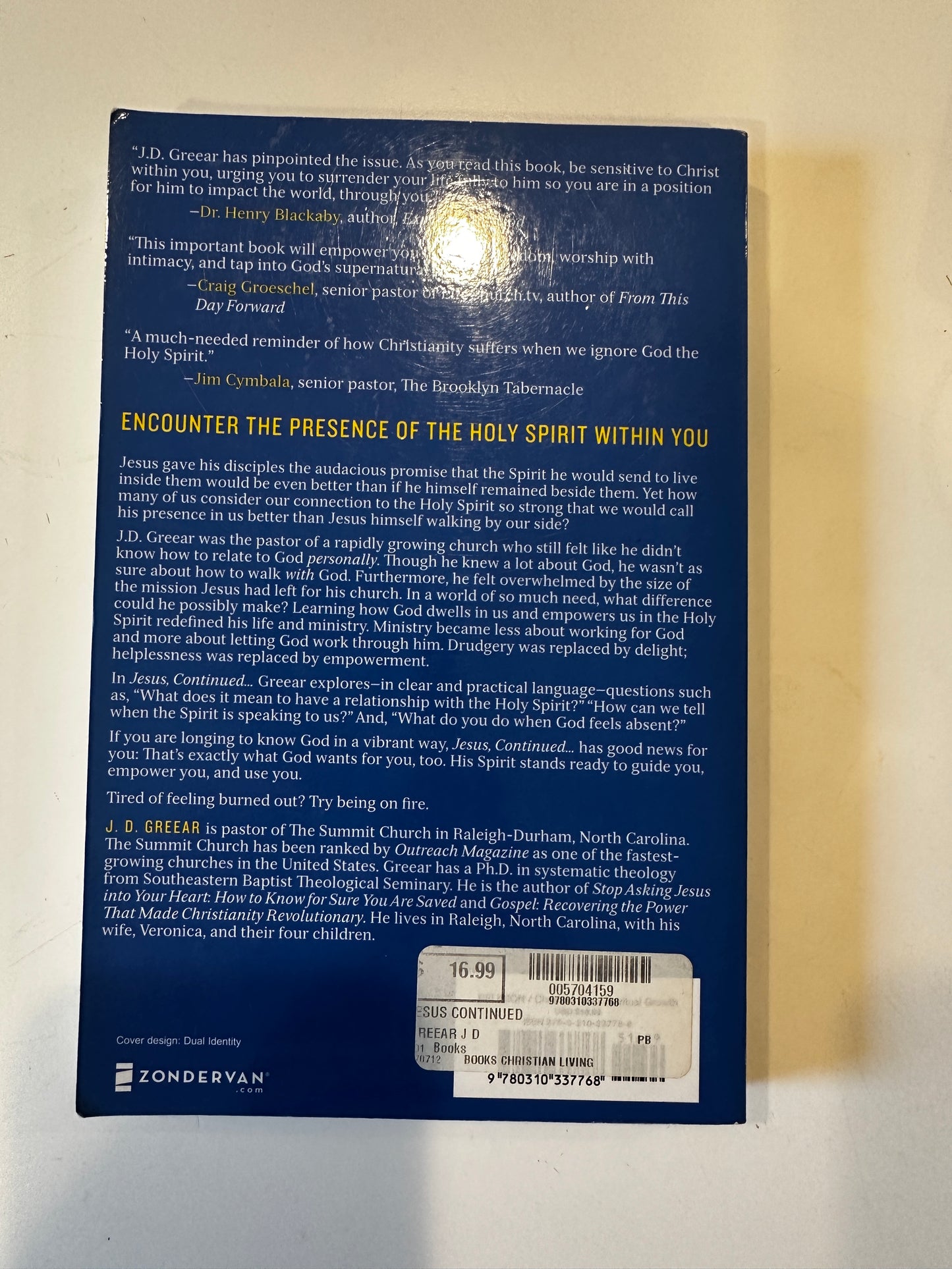 #33 "Jesus Continued" book
