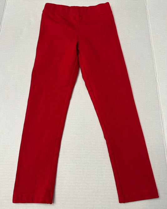 #93 Primary Red Leggings NWOT Girls 6