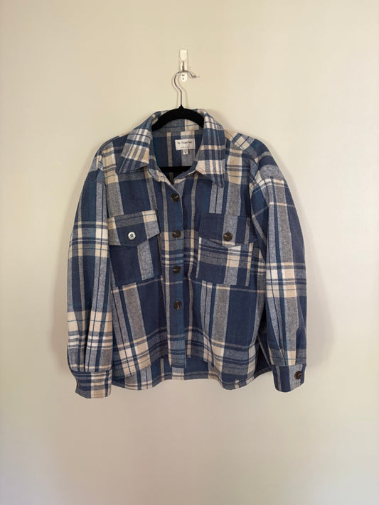 #28 Women’s Flannel Shirt Jacket - Size M