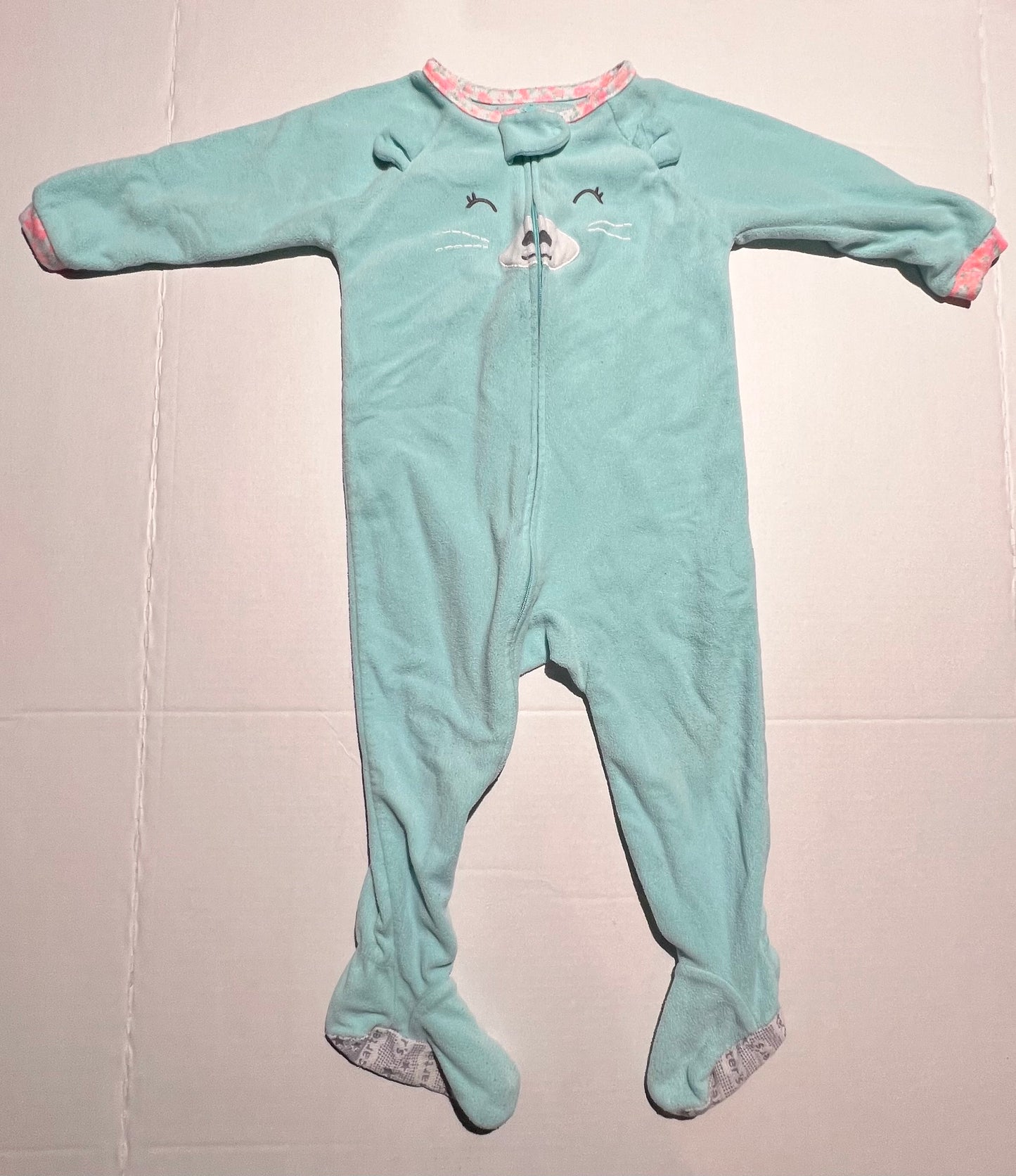 #98 Girls 18mo Fleece Sleeper