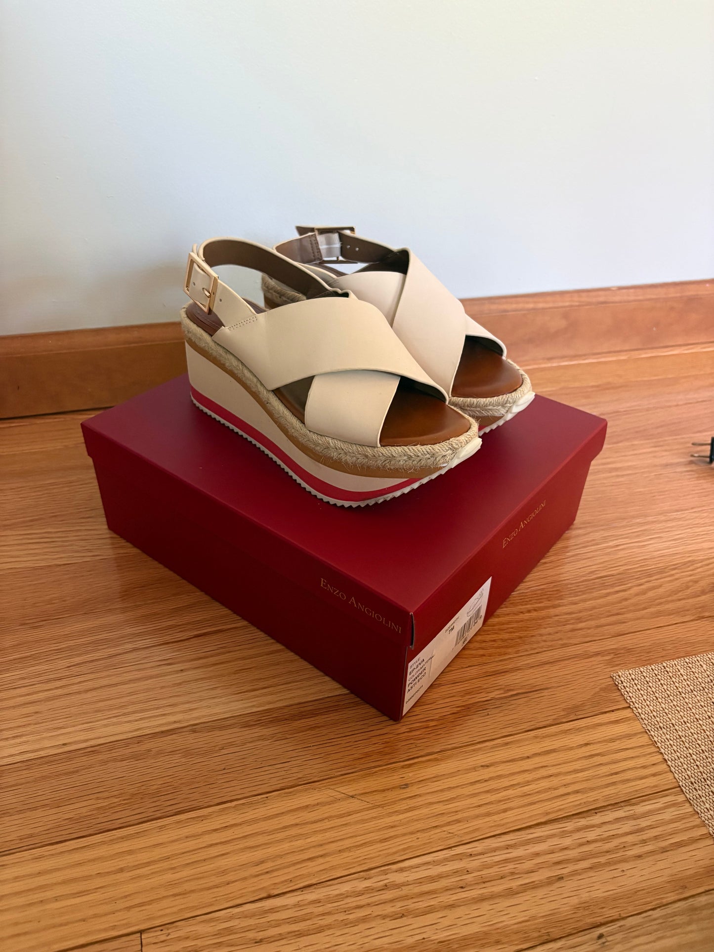 #28 REDUCED Women’s Eva Wedge Sandals - Size 7