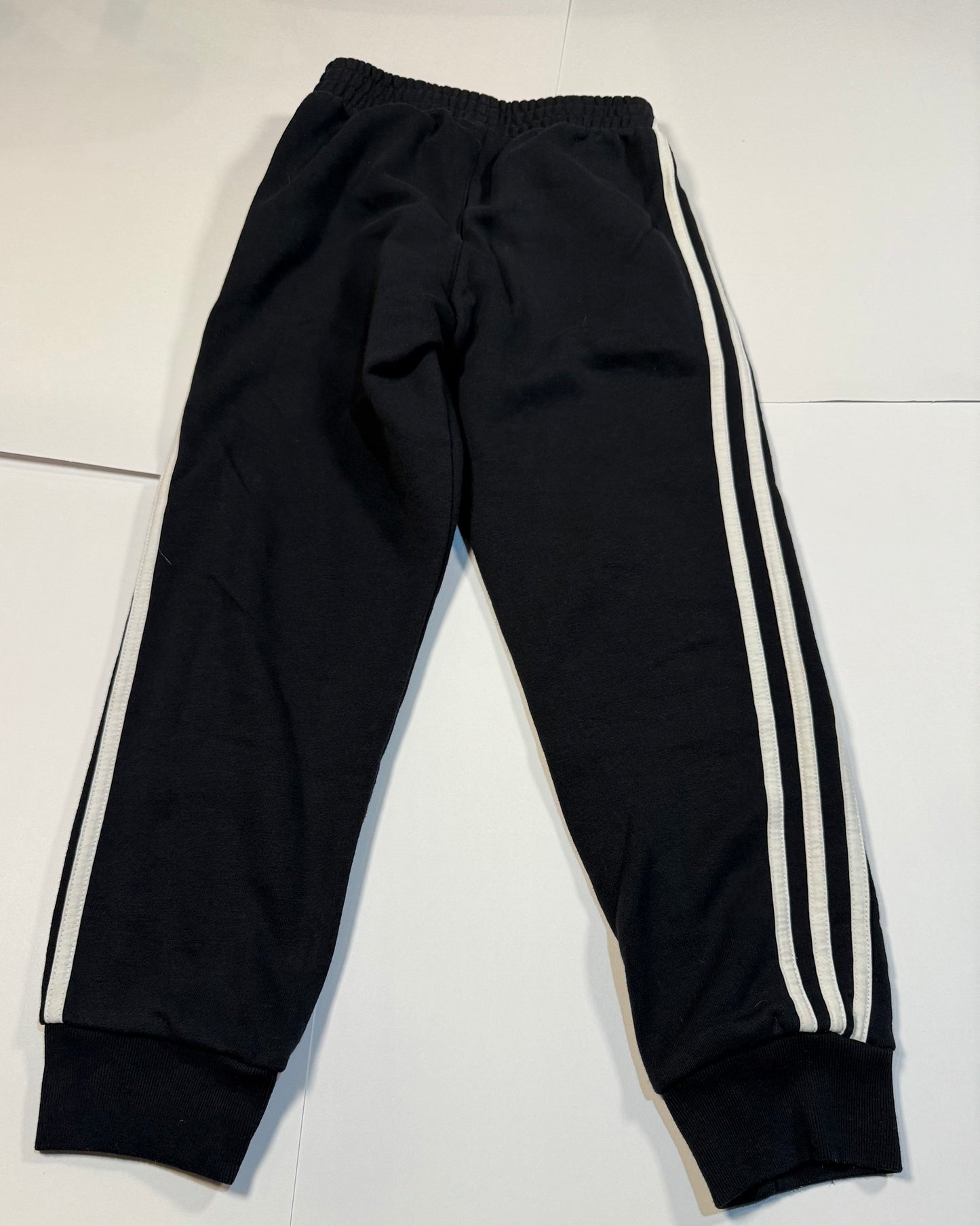 #180 Boys Small 8 Adidas Fleece Jogger Bundle - Black and Gray