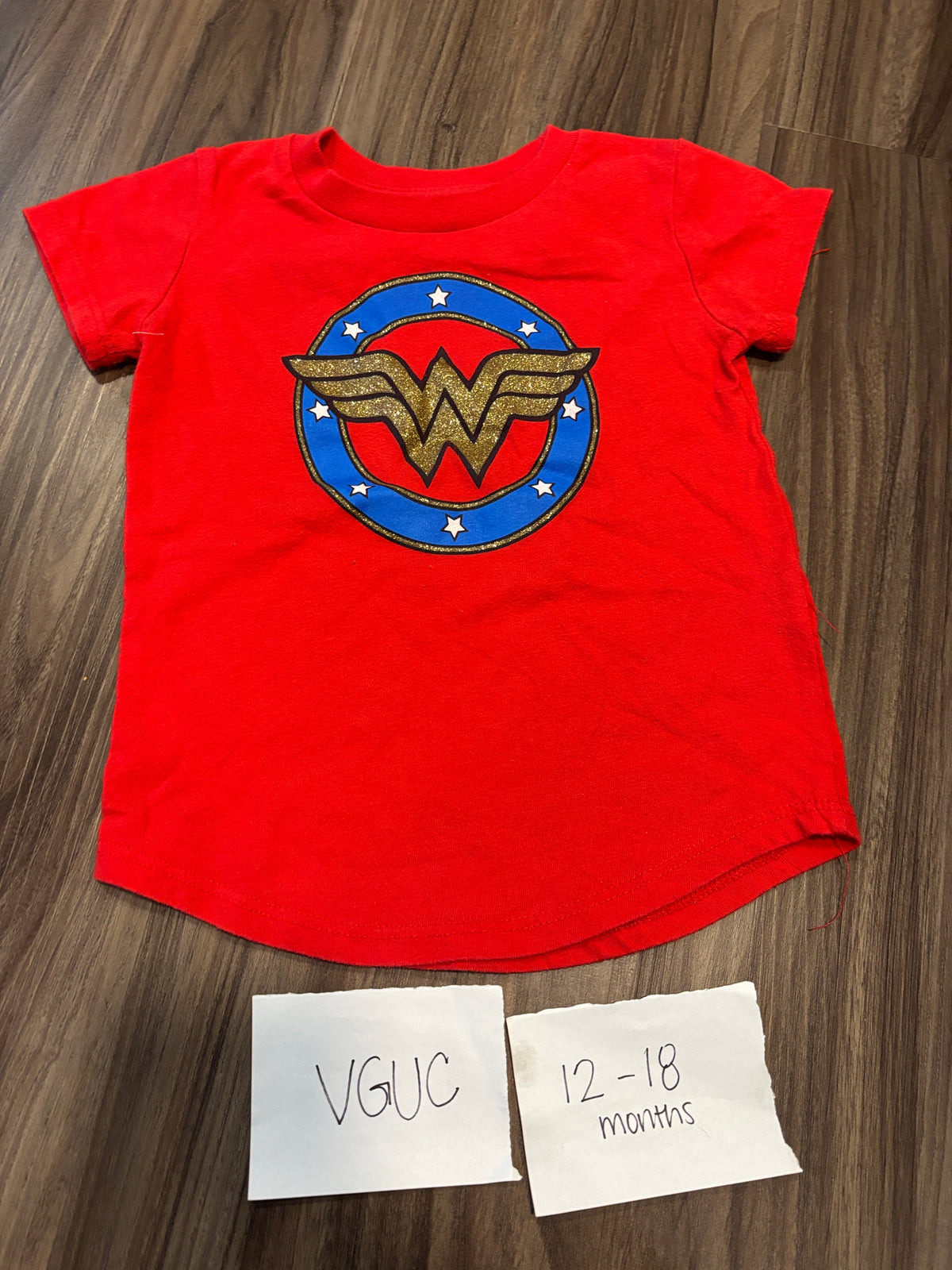 #138 - 12-18 Mo VGUC Wonder Woman Shirt