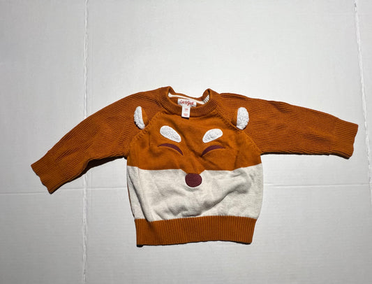 #98 Adorable 18mo Gender Neutral Fox Sweater