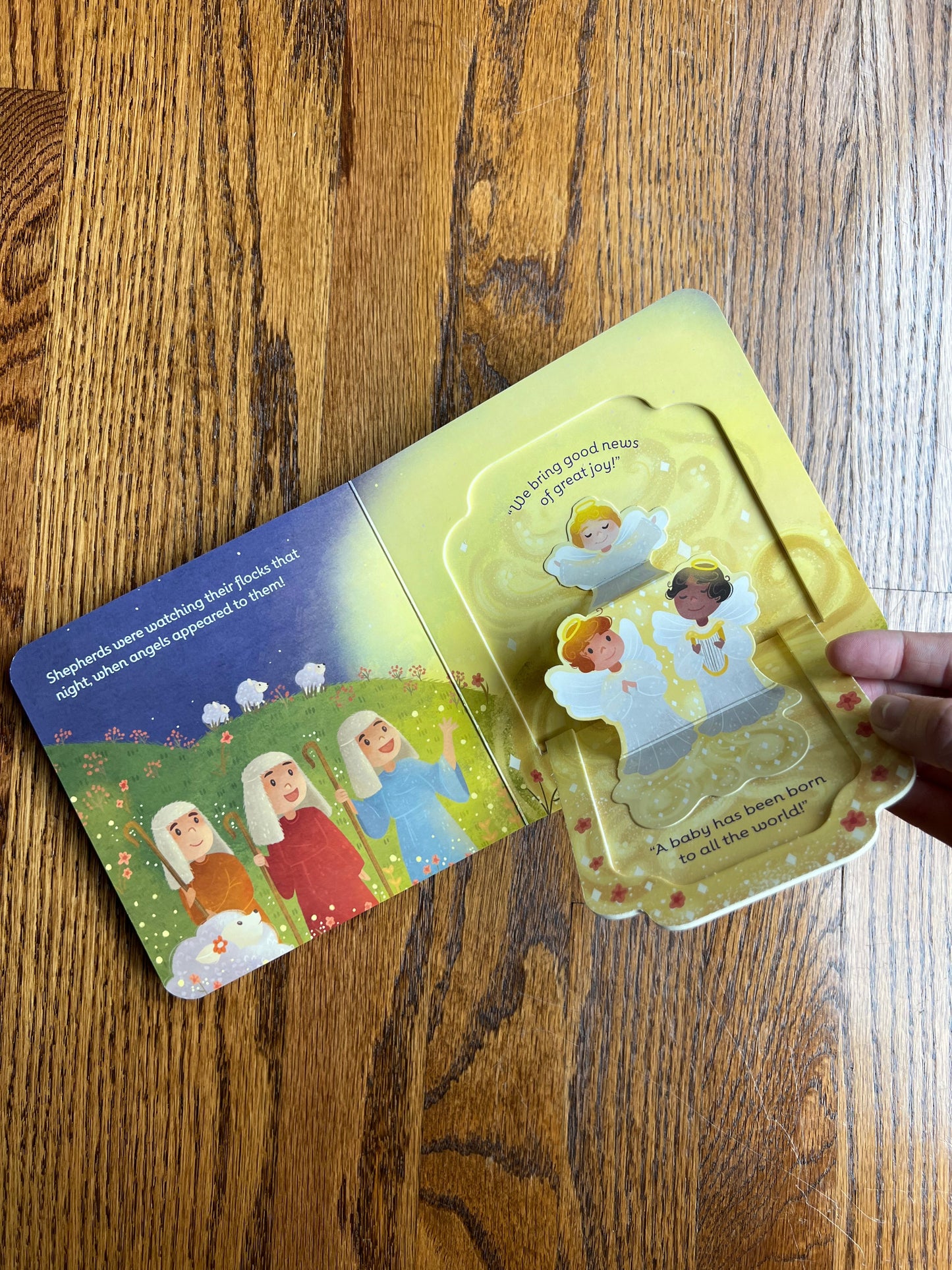 Seller #115 - “The First Christmas” Lift-a-Pop Board Book, VGUC