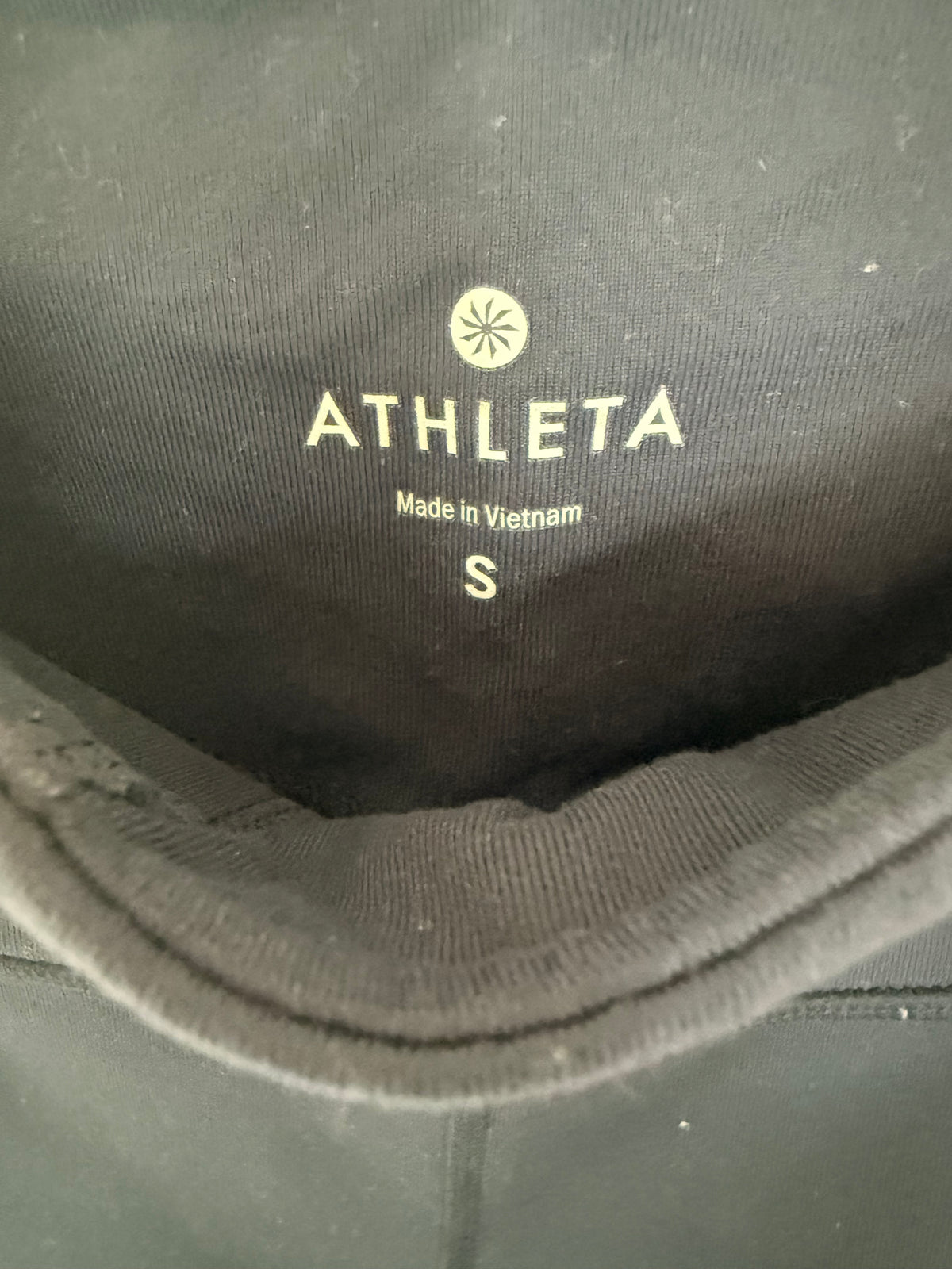#143 Athleta navy/black leggings women’s size small (s)