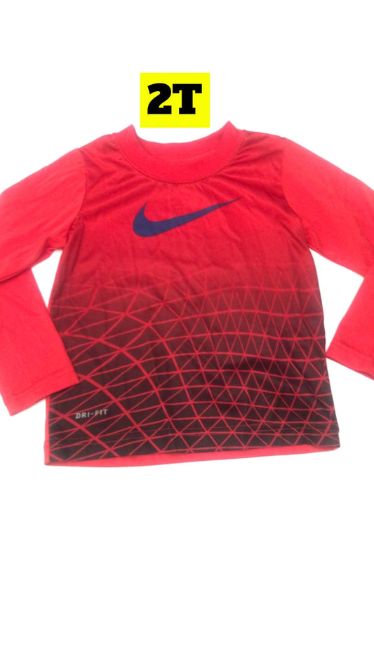 Boys 2T Nike Long Sleeve Dri-Fit