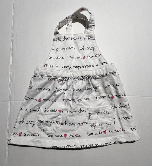 #98 Girls 18mo Overall Dress