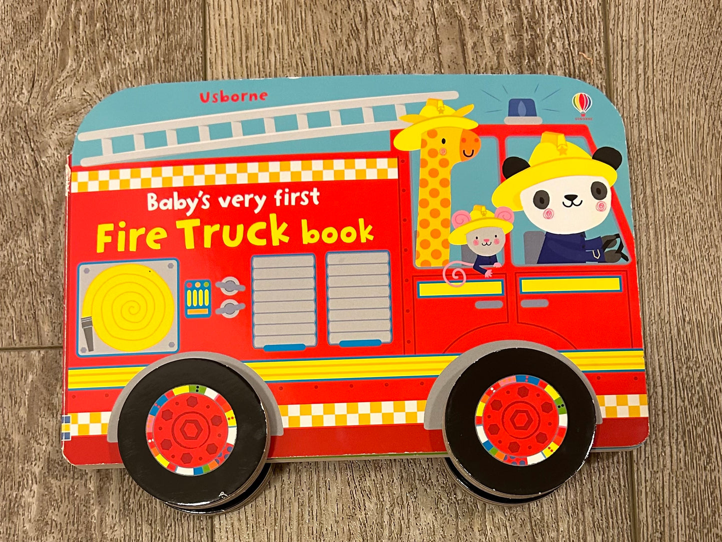 Usborne Rolling/Standing Firetruck Book