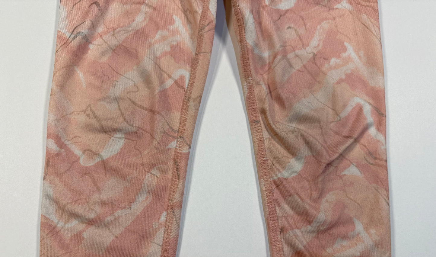 #180 Girls XS 4/5 Athletic Leggings Bundle -members mark print and MTA Sports Pink and Purple