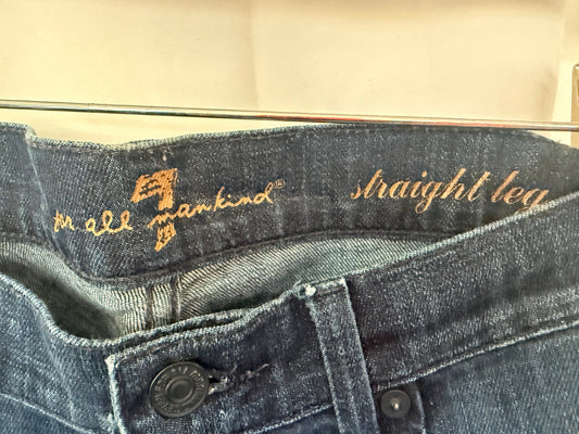 #143 7 for all Mankind straight leg jeans women’s size 27