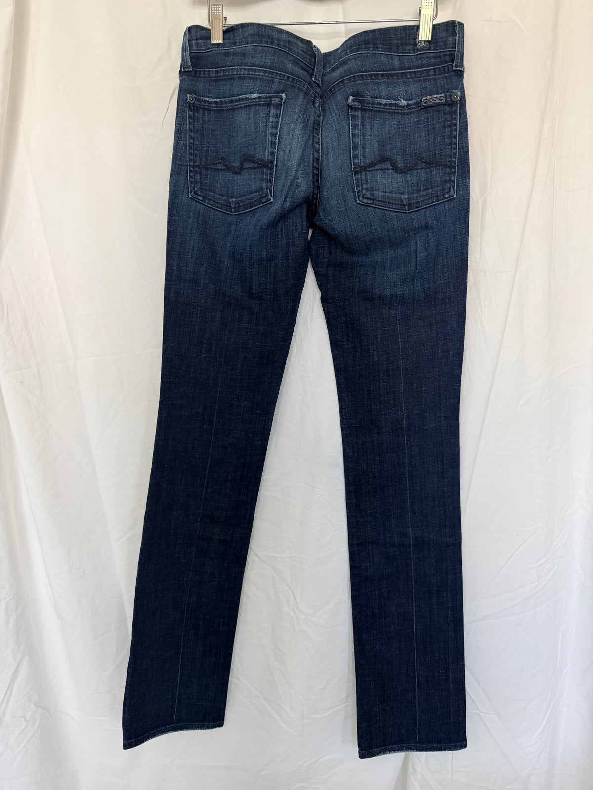 #143 7 for all Mankind straight leg jeans women’s size 27