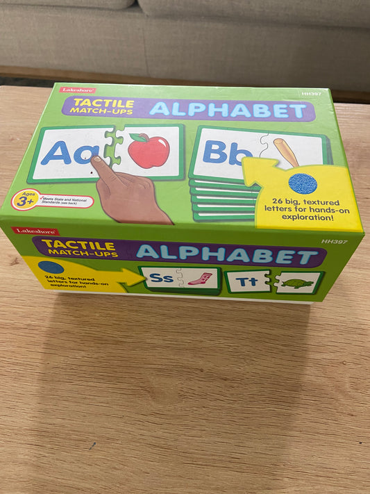 Lakeshore Learning Tactile Match-ups Alphabet