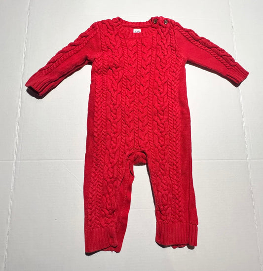 #98 Gap 24mo Cable Knit Romper - Gender Neutral