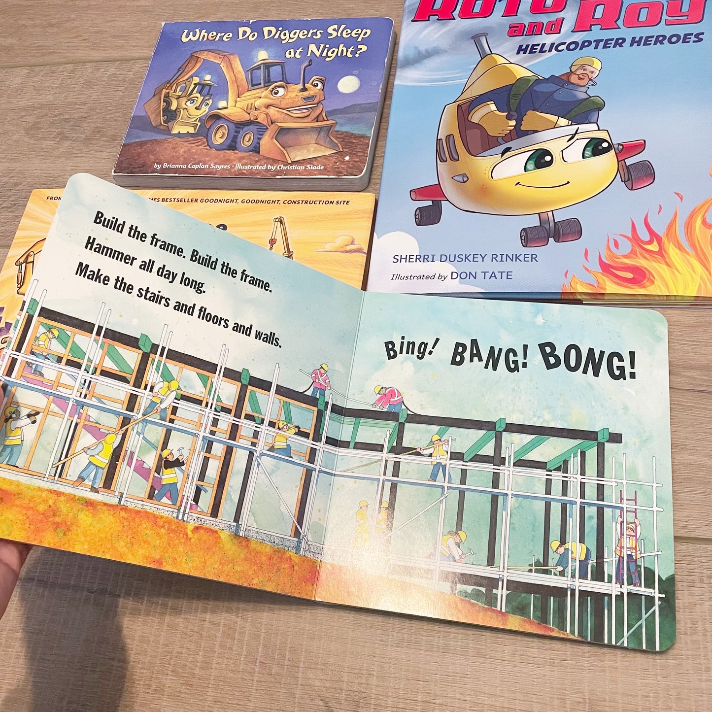 Bundle of Construction Vehicle Themed Books