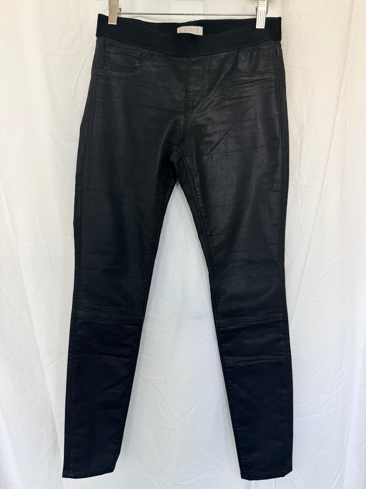 #143 1.State black coated denim legging women’s size XS