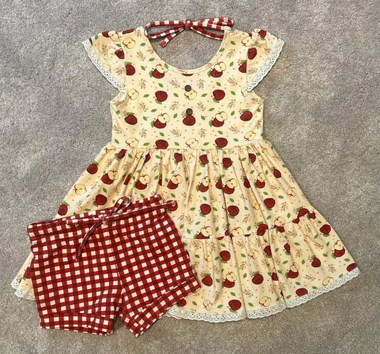 Seller #140 Girls Love & Grow apple dress size 4T