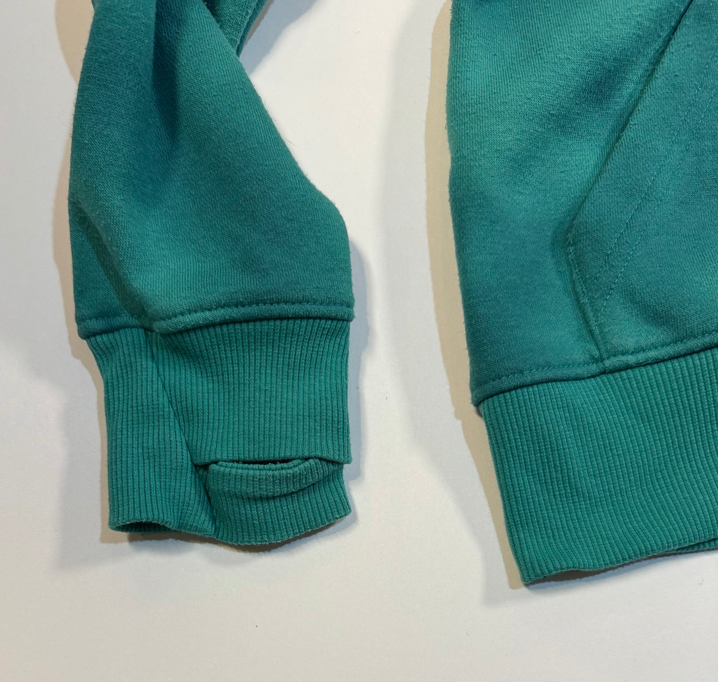 #180 Boys Medium 8 All in Motion Hoodie with Thumb Holes - Teal Green