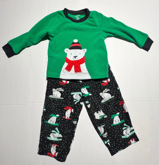 #98 Boys 24mo Fleece PJs