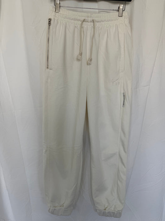 #143 Nike Fly cream sweatpants women’s size Small (S)